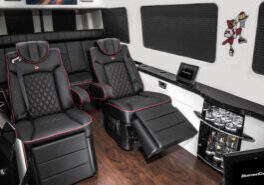 Custom Interior Bespoke Mercedes Benz Luxury Sprinter Van Conversion & Luxury Mobile Offices.