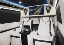 Custom Interior Bespoke Mercedes Benz Luxury Sprinter Van Conversion & Luxury Mobile Offices.