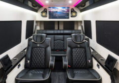 Custom Interior Bespoke Mercedes Benz Luxury Sprinter Van Conversion & Luxury Mobile Offices.