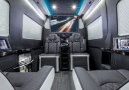 Custom Interior Bespoke Mercedes Benz Luxury Sprinter Van Conversion & Luxury Mobile Offices.