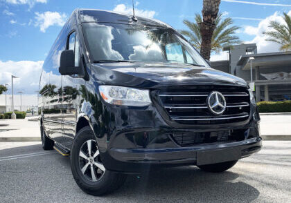 Custom Interior Bespoke Mercedes Benz Luxury Sprinter Van Conversion & Luxury Mobile Offices.