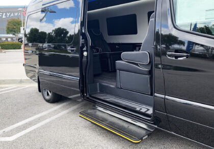 Custom Interior Bespoke Mercedes Benz Luxury Sprinter Van Conversion & Luxury Mobile Offices.