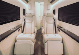 Custom Interior Bespoke Mercedes Benz Luxury Sprinter Van Conversion & Luxury Mobile Offices.