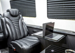 Custom Interior Bespoke Mercedes Benz Luxury Sprinter Van Conversion & Luxury Mobile Offices.