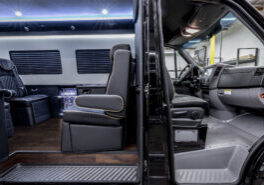 Custom Interior Bespoke Mercedes Benz Luxury Sprinter Van Conversion & Luxury Mobile Offices.